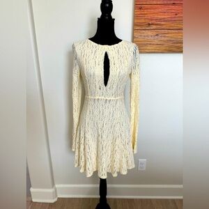 Free People Lace Mini Dress​​​​​​​